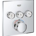 GROHTHERM smartcontrol thermostatfor concealed installation with 3 valve 29126000