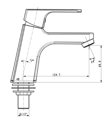 American Standard FFAS0406 Basin Mixer Mono | Ideal Merchandise, SG